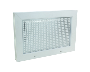 Kellerfenster weiss 60 x 50 cm Isolierverglasung 3.3 mit Schutzgitter, Pollenschutz, 4 Fensterbauschrauben
